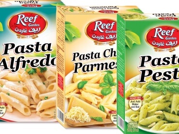 Pasta ready mixes - Lebanese flavors from Reef Garden / خلطات باستا جاهزة - نكهات لبنانية من Reef Garden